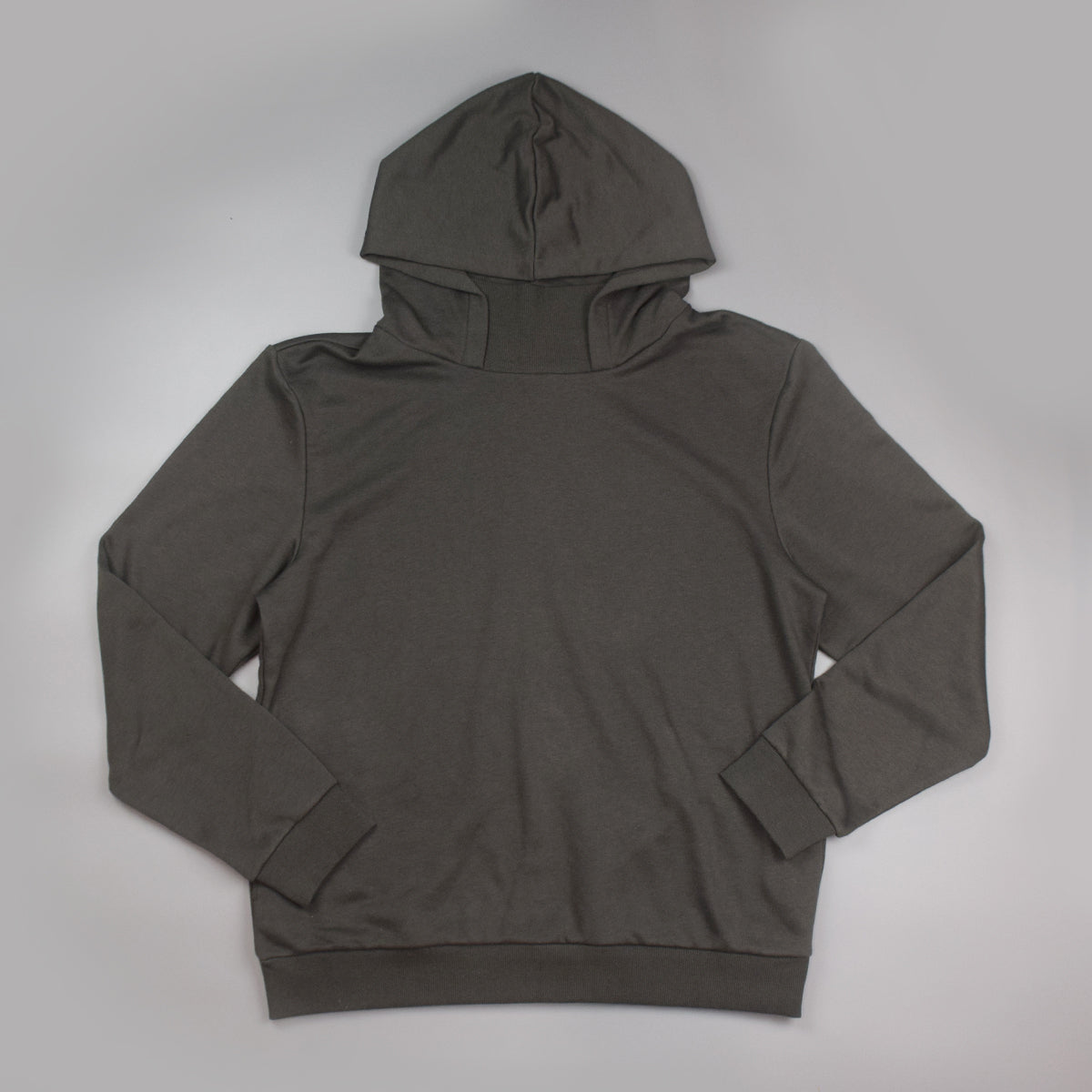 MEN’S RIBBED NECK HOODIE